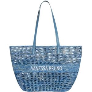 Vanessa Bruno, Tassen, Dames, Blauw, ONE Size, Provence Capsule Manden Tas - Blauw