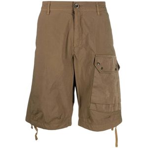 Ten C, Groene Bermuda Shorts Groen, Heren, Maat:L