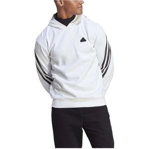 Adidas, Sweatshirts & Hoodies, Heren, Wit, M, Toekomstige iconen 3-strepen hoodie