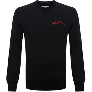 Alexander McQueen, Sweatshirts & Hoodies, Heren, Zwart, M, Katoen, Trainingsshirt