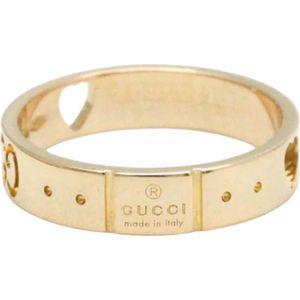 Gucci Vintage, Pre-owned Rose Gold rings Geel, Dames, Maat:ONE Size