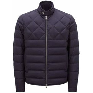 Moncler, Jassen, Heren, Blauw, 3Xl, Donsjas, Model: I10911a 00130595fk 775