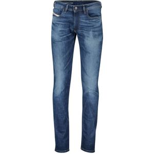 Diesel, Jeans, Heren, Blauw, W30 L34, Denim, Blauwe Denim 5-Pocket Jeans