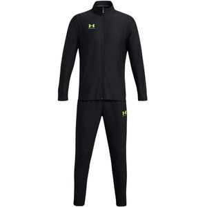 Under Armour, Challenger Trainingspak Heren Zwart/Geel Zwart, Heren, Maat:M