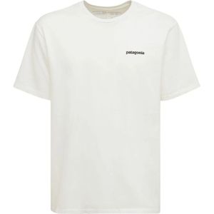 Patagonia, Tops, Heren, Wit, S, Katoen, T-Shirts