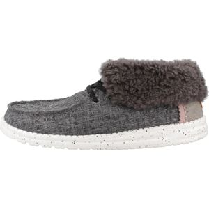 Hey Dude, Schoenen, Dames, Grijs, 40 EU, Fold Stitch Cozy Laced Schoenen