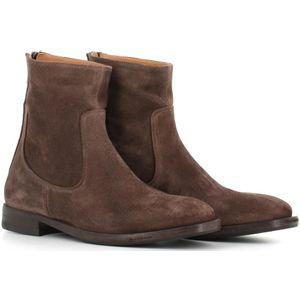 Alberto Fasciani, Schoenen, Dames, Bruin, 37 EU, Suède, Bruine Suède Ritslaarzen