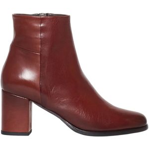 Rossano Bisconti, Schoenen, Dames, Bruin, 36 EU, Leer, Bruine Leren Enkellaarzen