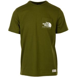 The North Face, Berkeley California Groene T-shirt Groen, Heren, Maat:L