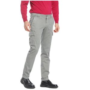 Mason's, Groene Extra Slim Cargo Broek Grijs, Heren, Maat:XL