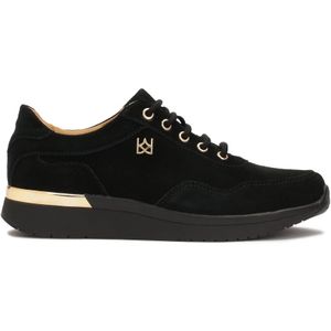 Kazar, Schoenen, Dames, Zwart, 41 EU, Suède, Suede zwarte sneakers