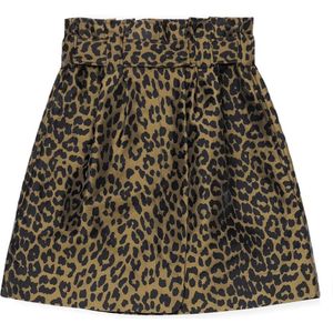 Ganni, Rokken, Dames, Groen, L, Leopard-Jacquard Rok