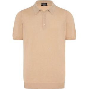 Kiton, Polo Shirts Beige, Heren, Maat:XL