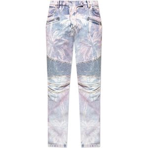 Balmain, Jeans, Heren, Roze, W33, Jeans in slimme stijl