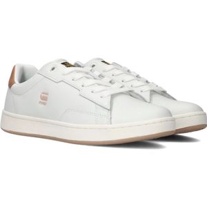 G-star, Schoenen, Dames, Wit, 36 EU, Leer, Witte Lage Sneakers Cadet