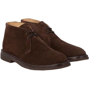 Brunello Cucinelli, Schoenen, Heren, Bruin, 41 1/2 EU, Mustang Veterschoenen