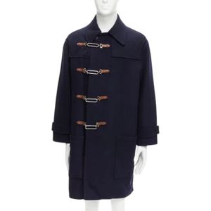 Ralph Lauren Pre-owned, Pre-owned, Dames, Blauw, M, Wol, Pre-owned Wool outerwear