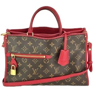 Louis Vuitton Vintage, Pre-owned, Dames, Rood, ONE Size, Tweedehands Canvas Louis Vuitton tassen