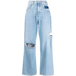 Icon Denim, Jeans, Dames, Blauw, W23, Denim, Loose-fit Jeans