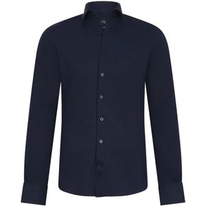 Cavallaro, Overhemden, Heren, Blauw, 2Xl, Donkerblauw Business Overhemd