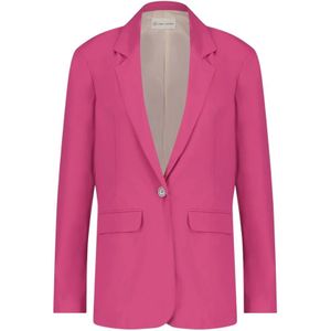 Jane Lushka, Ademende Stretch Blazer | Cycn Roze, Dames, Maat:S