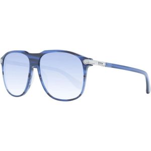 Bmw, Accessoires, unisex, Blauw, ONE Size, Blauwe Aviator Zonnebril Gespiegeld Verloop