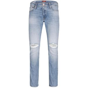 Jack & Jones, Jeans, Heren, Blauw, W32 L34, Denim, Klassieke Jeans