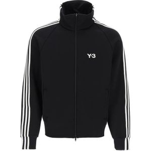 Y-3, Sweatshirts & Hoodies, Heren, Zwart, XS, Zip-throughs