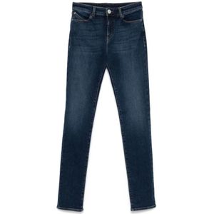 Emporio Armani, Jeans, Dames, Blauw, W32, Katoen, Blauwe Skinny Cut Jeans