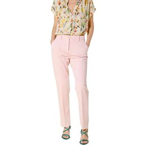 Mason's, Broeken, Dames, Roze, XS, Lila Chino Broek Jersey Regular Fit