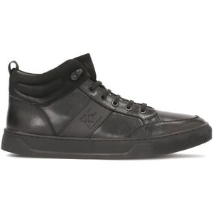 Kazar, Schoenen, Heren, Zwart, 42 EU, Leer, Urban Style High Laced Sneakers