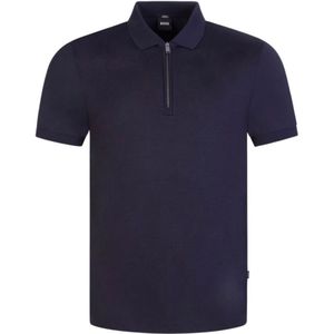 Hugo Boss, Tops, Heren, Blauw, 3Xl, Katoen, Poloshirt