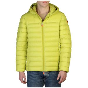 Save The Duck, Jassen, Heren, Groen, S, Nylon, Heren Anorak Jas