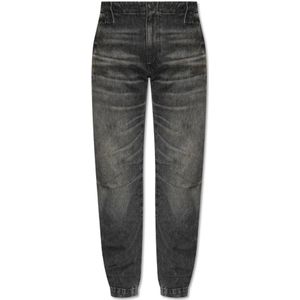 Diesel, Jeans, Heren, Grijs, W28, Loszittende jeans D-Gene-S