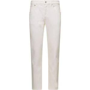 Kenzo, Jeans, Heren, Wit, W34, Katoen, Slim-fitatuurlijke jeans
