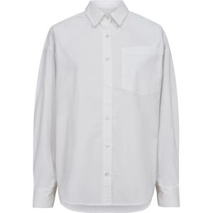 Designers Remix, Blouses & Shirts, Dames, Wit, S, Witte shirt met gewatteerde schouders