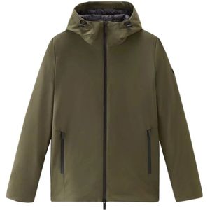 Woolrich, Sport, Heren, Groen, S, Polyester, Pacific Tech Softshell Jas