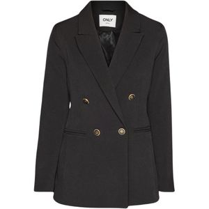 Only, Jassen, Dames, Zwart, M, Polyester, Blazers