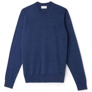 Lacoste, Sweatshirts & Hoodies, Heren, Blauw, S, Katoen, Blauwe Sweatshirt Stijlvol Comfortabel Casual Wear