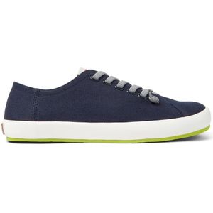 Camper, Schoenen, Heren, Blauw, 45 EU, Katoen, Stijlvolle Canvas Sneakers