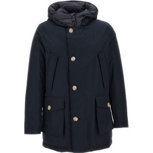 Woolrich, Mantels, Heren, Blauw, L, Heren Winterjassen