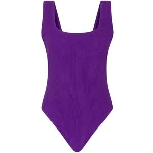 Me-Fui, Badkleding, Dames, Paars, S, Polyester, Gestempeld Paars Monokini Badpak