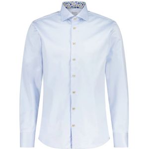 Stenströms, Overhemden, Heren, Blauw, 4Xl, Katoen, Dubbelkatoenen Aansluitend Overhemd