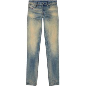 Diesel, Jeans, Heren, Blauw, W31 L34, Katoen, Tapered Jeans - 2023 D-Finitive