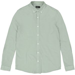Butcher of Blue, Overhemden, Heren, Groen, XL, Clean Lange Mouw Groen Overhemd
