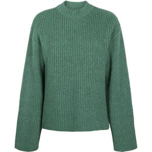 Jane Lushka, Truien, Dames, Groen, L, Wol, Groene Wool Poly Pullover