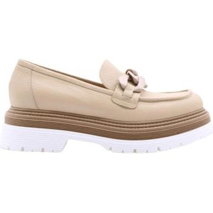 Laura Bellariva, Strauss Mocassin Beige, Dames, Maat:40 EU