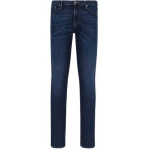 Emporio Armani, Slim-fit Jeans Blauw, Heren, Maat:W33