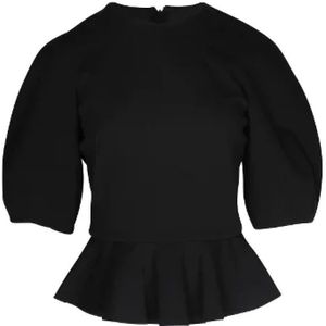 Alexander McQueen Pre-owned, Pre-owned Wool tops Zwart, Dames, Maat:S