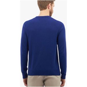 Brooks Brothers, Truien, Heren, Blauw, S, Wol, Lamswol Crew-Neck Sweater